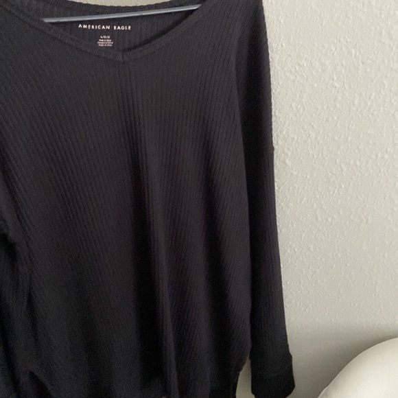 American Eagle long sleeved ribbed shirt size L - Picture 3 of 3